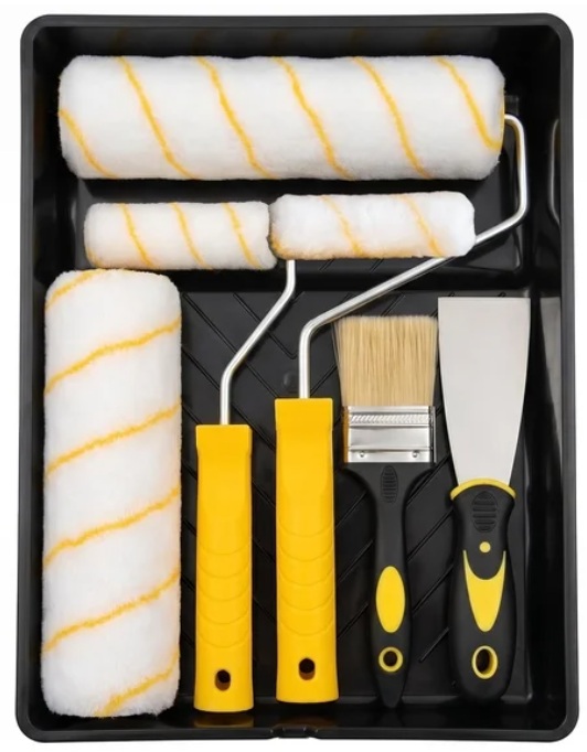 Paint Roller & Brush Set